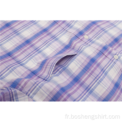 Chemise formelle à rayures de bureau de haute qualité